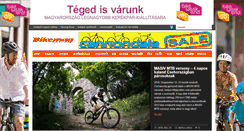 Desktop Screenshot of bikemag.hu